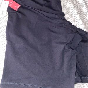 Lane Bryant black bike shorts